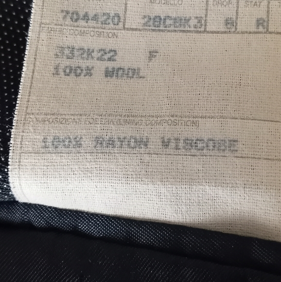 Versace Classic V2 Mens Black Gray Pinstriped Blazer Sport Coat Jacket 38S /B8 - Picture 13 of 14